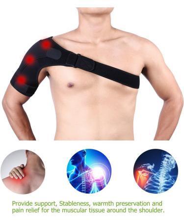 WINOMO Shoulder Brace Support for Men & Women | Breathable Adjustable Strap for Rotator Cuff & AC Joint Injury Relief | Pain Stabilizer & Protector (Black - Buy Online on GoSupps.com