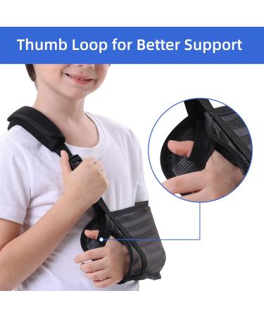 Kids Mesh Arm Sling for Showering | Breathable Shoulder Brace for Injuries | Fits Right & Left Arm (Large - Buy Online on GoSupps.com