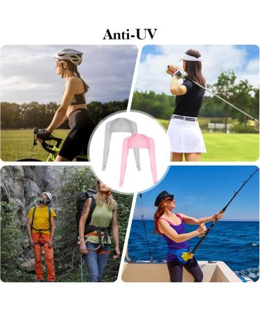 DSLSQD UV Protection Scarf Sleeve for Women | Sun Protection Bolero Shrugs | Cooling Arm Sleeves for Golf Running & Outdoor Activities - Buy Online on GoSupps.com