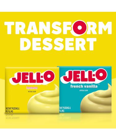 Jello Lemon Instant PUDDING AND PIE FILLING 96g - Buy Online on GoSupps.com