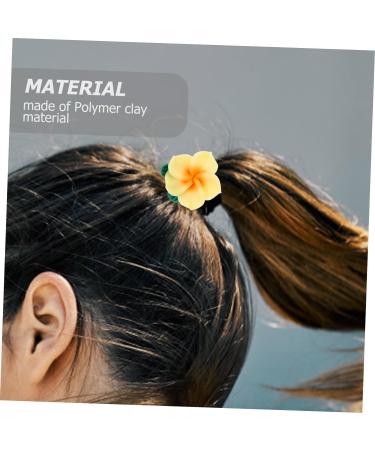 FRCOLOR 10pcs Creative Hair Clip Charms Polymer Beads Plumeria Flower Pendant Hair Clip Decor Hair Clip Diy Decor Flower Decorations Diy Decors Hawaiano 3d Jewelry Phone Case Polymer Clay - Buy Online on GoSupps.com