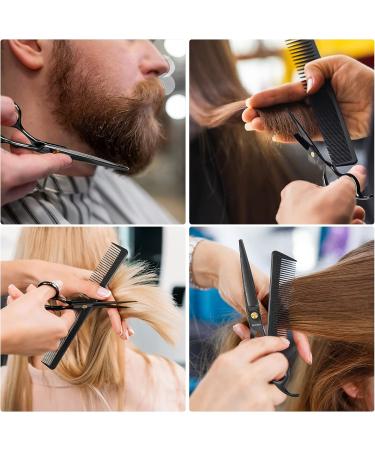 Ansnbo Professional 6 Inch Hair Cutting Scissors - Premium Stainless Steel Shears for Barber, Salon, and Home Use - Buy Online on GoSupps.com