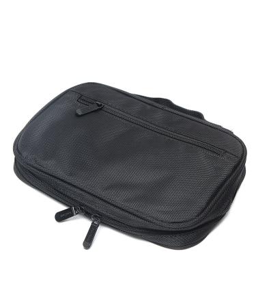 Makeup Brush Pocket & Waterproof Cosmetic Bag - Portable Beauty Travel Storage with Hand Loop - Black - Buy Online on GoSupps.com
