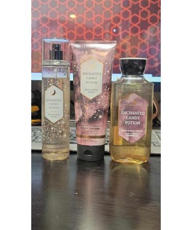 3 ENCHANTED CANDY POTION FRAGRANCE BODY MIST CREAM BATH SHOER GEL SPRAY 8 FL OZ - Buy Online on GoSupps.com