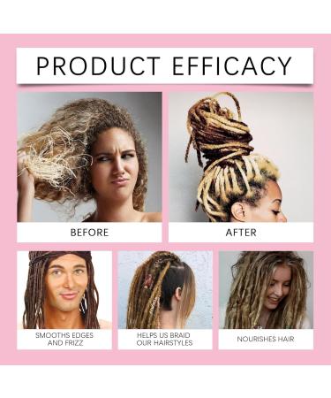 Curly Hair Gel Hair Braiding Gel Edge Control Braid Styling Gel for Curly Frizzy Kinky and Flyaway Hair Extra Hold For Braiding Twisting Smooth Edges (100g 1PC) - Buy Online on GoSupps.com