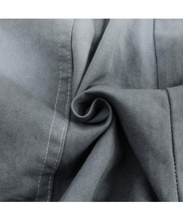 Hessimy Women's Casual Summer Shorts | Elastic Waist Comfy Beach Shorts 4X-Large | Drawstring Q-grey - Buy Online on GoSupps.com