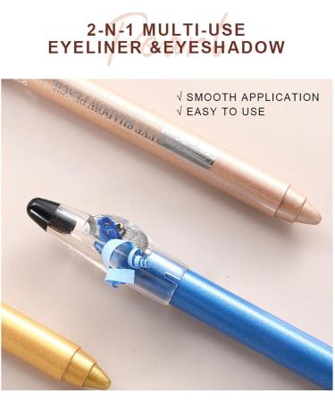 Eyeshadow Stick Sets | Long-Lasting Colorful Eyeshadow Stick Sets | Long Lasting Smudge-Proof Shimmer Eyeshadow Makeup Supplies Sillervan - Buy Online on GoSupps.com