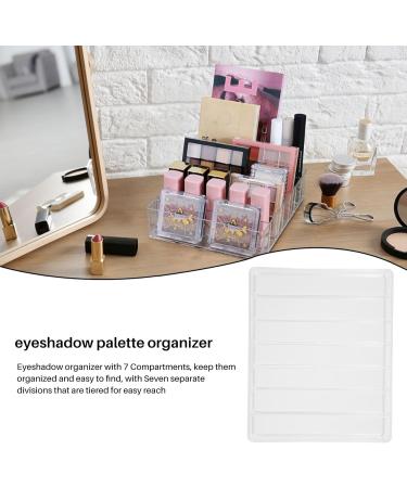 Shop Eyeshadow Palette Organizer - 7 Section Acrylic Makeup Holder for Vanity | International Shipping Available - Buy Online on GoSupps.com