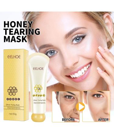 Lazzmonk 2Pcs Honey Peel Off Mask Set for Blackhead Removal | Suitable for All Skin Types - Buy Online on GoSupps.com