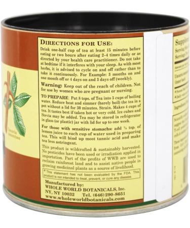 Royal Cat's Claw 4.9 oz (140 g) - Whole World Botanicals | Premium Herbal Supplement - Buy Online on GoSupps.com