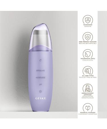 Geske SmartAppGuided Microcurrent Skin Scrubber & Blackhead Remover | 9-in-1 Skincare Tools | Face Cleaning & Anti-Aging Solutions | Professional Facial Lift - Buy Online on GoSupps.com