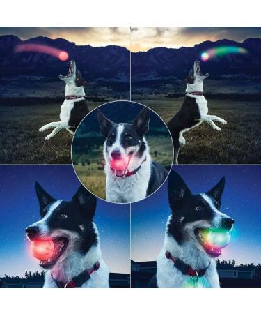 wonderfulwu Pet Toys Glow Balls LED Dog Bounce Light Up Ball for Night Play - Buy Online on GoSupps.com