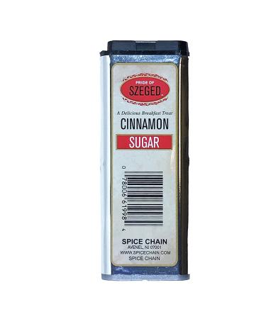 Pride of Szeged Cinnamon Sugar Shaker - 6oz Tin with Sift & Pour Top - Buy Online on GoSupps.com
