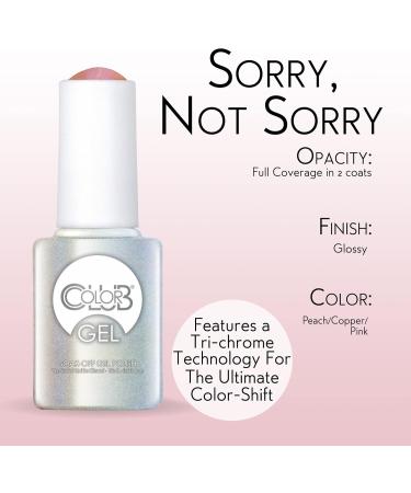 Color Club Gel Nail Polish Sorry Not Sorry Rose Gold Metallic Long Lasting UV Lamp Required - Buy Online on GoSupps.com