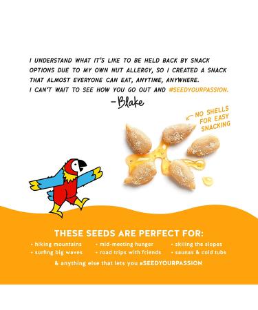 Blakes Honey Roasted Sunflower Seeds - 6 Count Pack | Vegan Protein Snack (6g) | Gluten-Free, Nut-Free & Dairy-Free | Healthy Snacks for Adults & Kids - Buy Online on GoSupps.com
