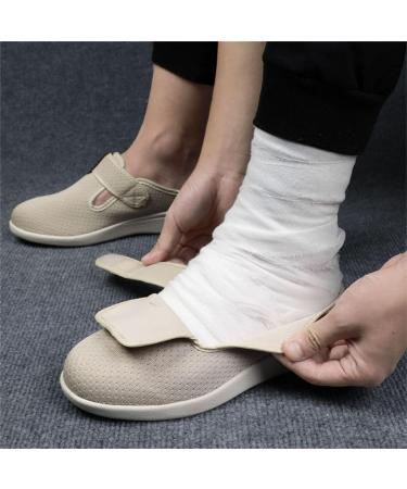 Yytcsjz Men's Diabetic Orthopedic Slippers - Air Cushion Lightweight Walking Shoes for Elderly with Swollen Feet & Plantar Fasciitis - Deep Grey (Foot Length 12) - Buy Online on GoSupps.com