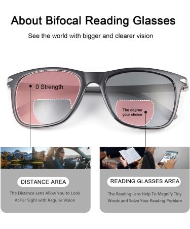 Devirld Polarized Bifocal Reading Glasses for Men & Women - UV400 Protection Spring Hinge Anti-Glare Outdoor Sunglasses - 2.0x Magnification - Buy Online on GoSupps.com