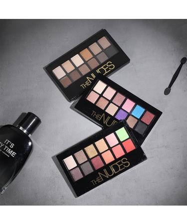  EONFAVE Smoky Nude Eyeshadow Palette 12 matte and shimmering brown eyeshadows waterproof and smudge-proof. - Buy Online on GoSupps.com