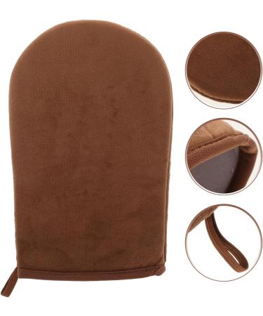 Moufles Autobronzant Floqu Noir Bords Droits Applicateur R utilisable pour Corps et Dos Outil Doux pour Application Uniforme de Lotion Autobronzante Kit Pratique - Buy Online on GoSupps.com