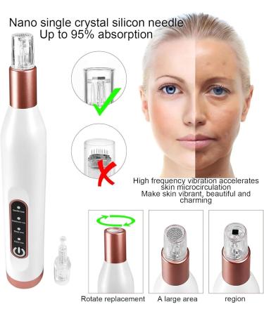 Dermapens | Microneedling - Professional Skin Microneedling | 4 Modes 3 Replacement Cartridges Cordless Electric Derma Auto At Home Microneedling Device for Enhances Elasticity Smoother - Buy Online on GoSupps.com