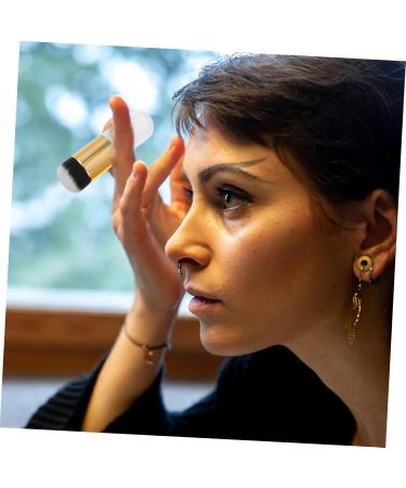 POPETPOP Fluffy Foundation Makeup Brush - White Blush Brush for Flawless Application | International Shipping Available - Buy Online on GoSupps.com