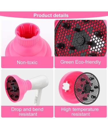 Universal Hair Diffuser for Curly Hair - Foldable Silicone Attachment for Hair Dryers | Adjustable Diffuser for Natural Waves & Curls - Buy Online on GoSupps.com