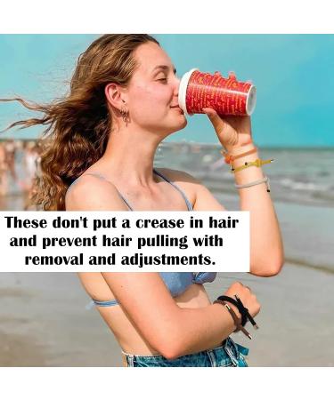 56-Piece Knotted Hair Ties - Ponytail Holders for Women & Girls in 14 Colors - Buy Online on GoSupps.com