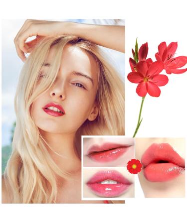 Crystal Flower Jelly Lipstick Set - 2 Pack Magic Color Changing Lip Gloss - Long Lasting Nourishing Lip Balm - pH Clear Temperature Color Changing Formula - Moisturizing Lip Stick Set C - Buy Online on GoSupps.com