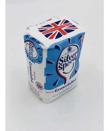 Silverspoon White Granulated Sugar| General Sweetening| British Grown Sugar| 1kg (Pack of 5) - Buy Online on GoSupps.com