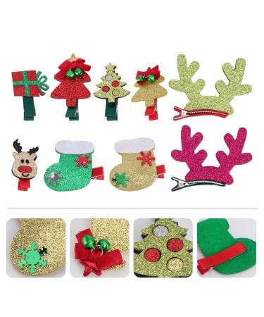 Frcolor 10 Pieces Christmas Hair Clips for Girls & Teens - Cute Barrettes & Hairpins - Perfect Holiday Accessories - Buy Online on GoSupps.com