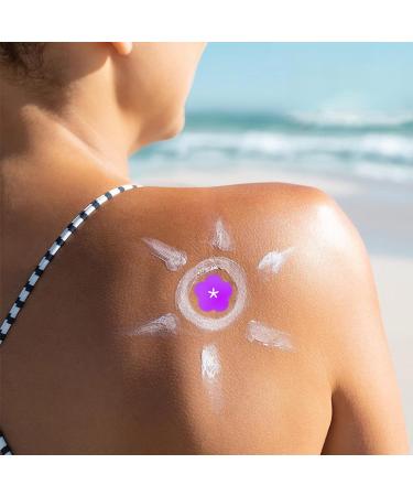 Uv Stickers 200pcs Sun Detection Patches Sunscreen Reminder Labels Skin Safety Dots Outdoor Care Aids with Reapply Alert Function for Children Adults Face Use 0.59 Inches - Buy Online on GoSupps.com