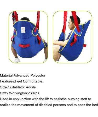 Universal Full Body Lift Sling Solid Fabric Polyester Slings for Patient Lifts - Medical Lift Sling for Patient Full Body Transfer Cushion - Buy Online on GoSupps.com