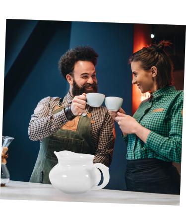 FUNOMOCYA Gravy Boat 1pc Ceramic Container Kitchen for Containers Sauce Small Handle Syrup Jug Milk Creamer Dipping Cup - Buy Online on GoSupps.com