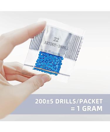 ARTDOT Diamond Painting Accessories - 89000 Round Beads (445 Colors) - Sparkle Rhinestones for Nails & Crafts - 200pcs per Bag - Buy Online on GoSupps.com