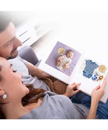 Prinzental Milestone Cards for Baby | 40 Wooden Milestones | Premium Quality with Easel Blank Card Fabric Bag & Gift Box - Buy Online on GoSupps.com