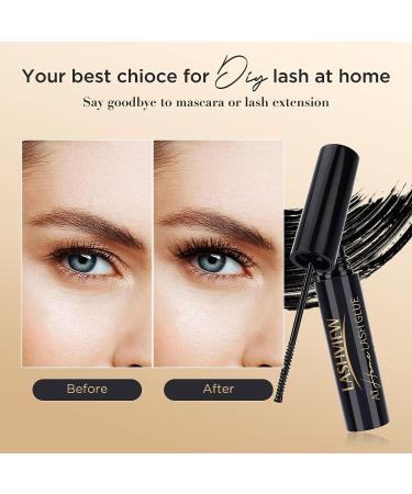 LASHVIEW Super Strong Hold Cluster Lash Glue | 72 Hours Long Lasting & Waterproof | Fast Drying & Non-Irritating - Buy Online on GoSupps.com