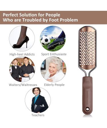 Peowuieu Pedicure Foot File Callus Remover Large Foot Rasp Colossal Foot Washer Foot Tools Professional Care Health - Buy Online on GoSupps.com