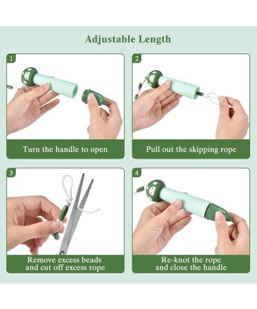 OTRAKI Adjustable Jump Rope for Kids 4-12 Years - 2.8m Freestyle Bead Springs Rope for Beginners & Students - Buy Online on GoSupps.com