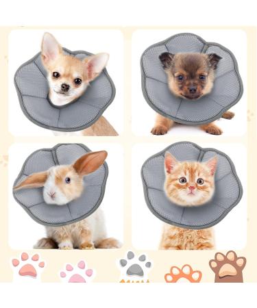 Fainfun Rechenrause for Pets | Adjustable Elizabethan Collar for Cats Kittens Puppies & Rabbits | Protective Licking/Biting Prevention | Neck Size 15-21 cm (S) Shop Internationally! - Buy Online on GoSupps.com