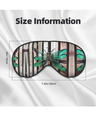 Dragonfly Fence Soft Sleep Eye Mask - Breathable Female Eye Patch for Travel & Relaxation | International Shipping - Buy Online on GoSupps.com