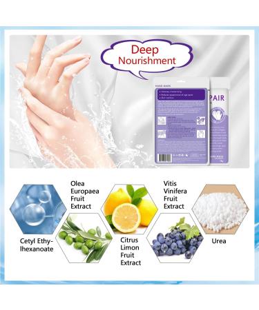 3 Pairs Moisturizing Gloves for Dry, Aging Hands - Infused with Collagen, Vitamins & Plant Extracts - Intense Skin Repair & Nutrition - 6 Count - Buy Online on GoSupps.com