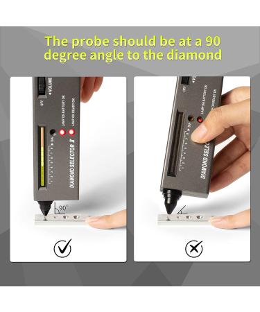 Diamond Tester Pen - High Accuracy Professional Jeweler Tool for Novice and Expert - Portable Thermal Conductivity Meter - Matte Black - Buy Online on GoSupps.com
