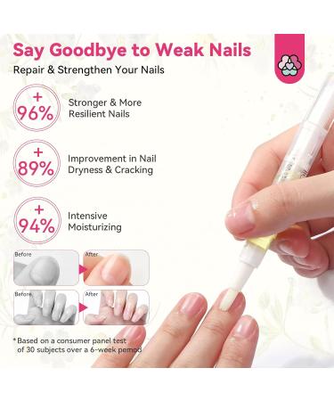 SAVILAND 6PCS Huile pour Ongles: 5ML Burelets d'Huile pour Ongles Base de Fleurs S ch es Soin Ongles et Cuticules Huile Cuticules Florales pour le Soin des Ongles Nourrit R pare et Renforce - Buy Online on GoSupps.com