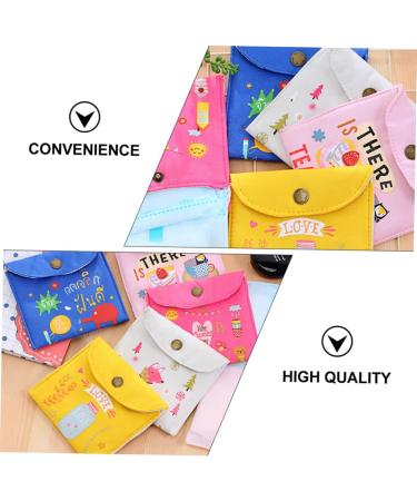 Gleavi 9-Piece Storage Bag Set for Women | Cosmetic Zipper Bags Wallets & Coin Pouches | Durable Canvas for Bandages & Tampons - Shop Internationally - Buy Online on GoSupps.com