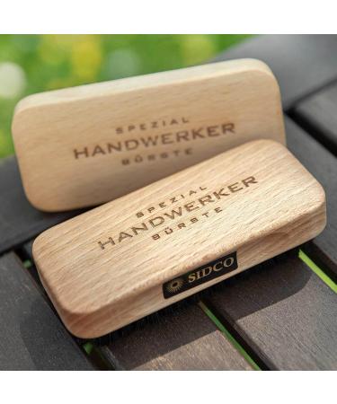 SIDCO Craftsman Wild Boar Bristle Nail Brush - Hand Washing Brush - Dark - 1 Piece - Ideal for Professional Cleaning - Buy Online on GoSupps.com