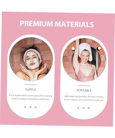 Ipetboom Cleansing Facial Brush Facial Exfoliating Brush Face Scrubber Brush Cleansing Brush Face Cleaning Brush Lip Gloss Stickers Facial Exfoliator Brush Miss Gentle Blackhead Brush Fiber - Buy Online on GoSupps.com