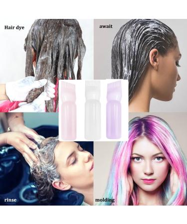 3 Piece Applicator Bottle Hair + 4 Hair Dye Brushes - Hair Dye Tool Set Applicator Bottle Hair Hair Oil Applicator Bottle Root Comb Applicator Bottle Applicator Brush Tip Tools - Buy Online on GoSupps.com