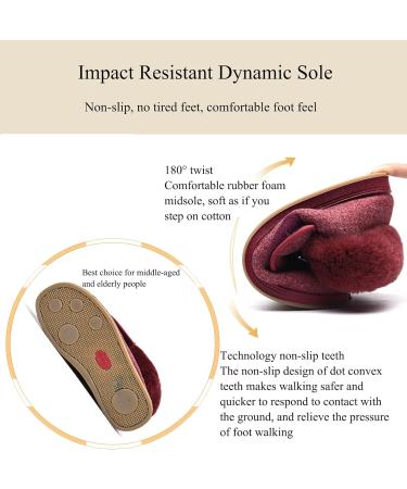 Adjustable Extra Wide Diabetic Shoes for Men - Orthopedic Edema Slippers for Arthritis & Swollen Feet - Size 10 Black - Buy Online on GoSupps.com