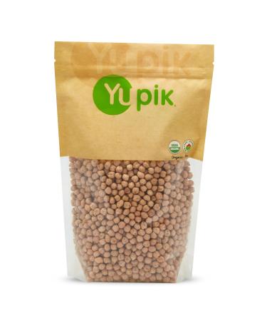 Yupik Organic Raw Chickpeas Non-GMO Vegan Gluten-Free 1Kg 1 kg (Pack of 1)