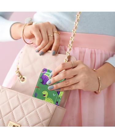 Travel Lipstick Organizer Case | Portable Makeup Bag with Mirror | Dinosaur Cartoon Design - Perfect for International Shipping - Buy Online on GoSupps.com